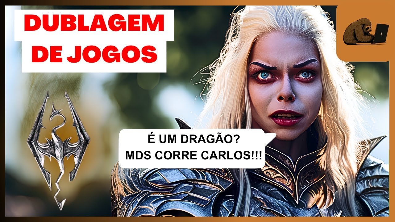 Skyrim Dublado com IA? Isso muda tudo 🤯
