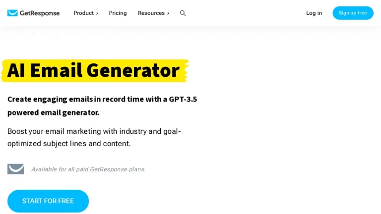 getresponse email generator 768x432